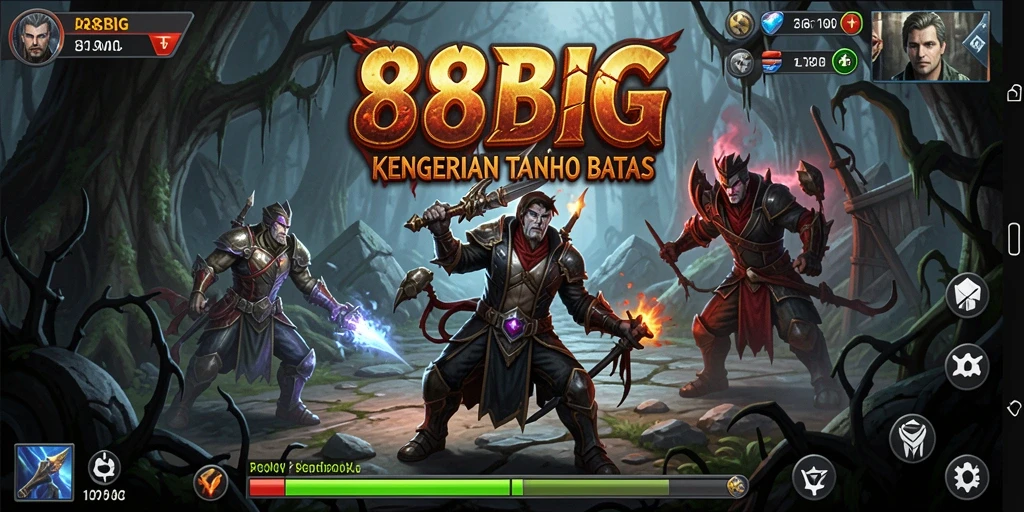 Tampilan gameplay menyeramkan penuh ketegangan dari 88BIG.