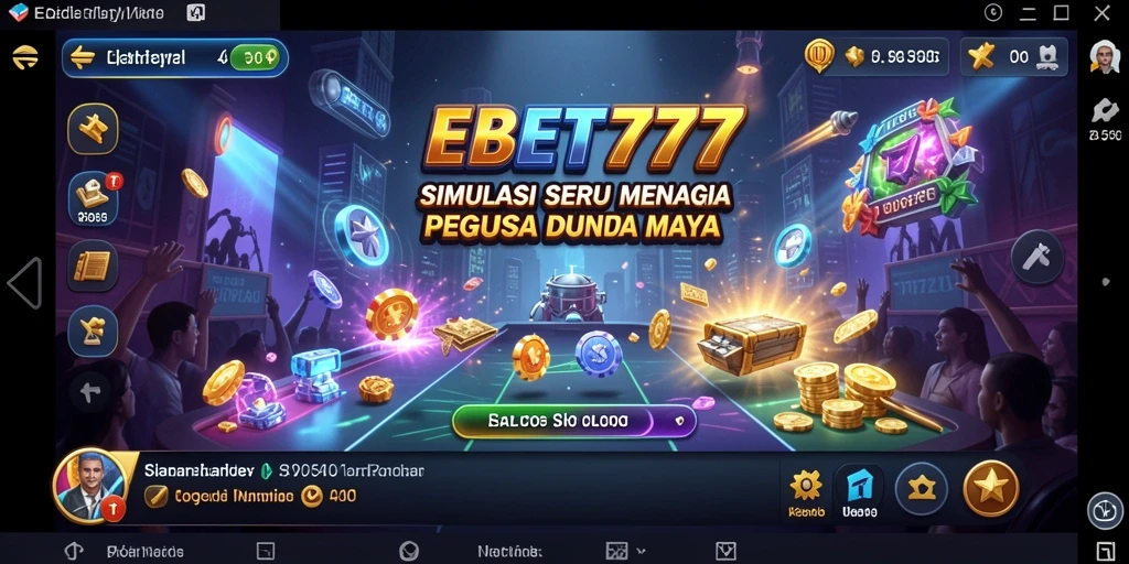 Tampilan gameplay EBET777 yang menarik dan interaktif di dunia simulasi.