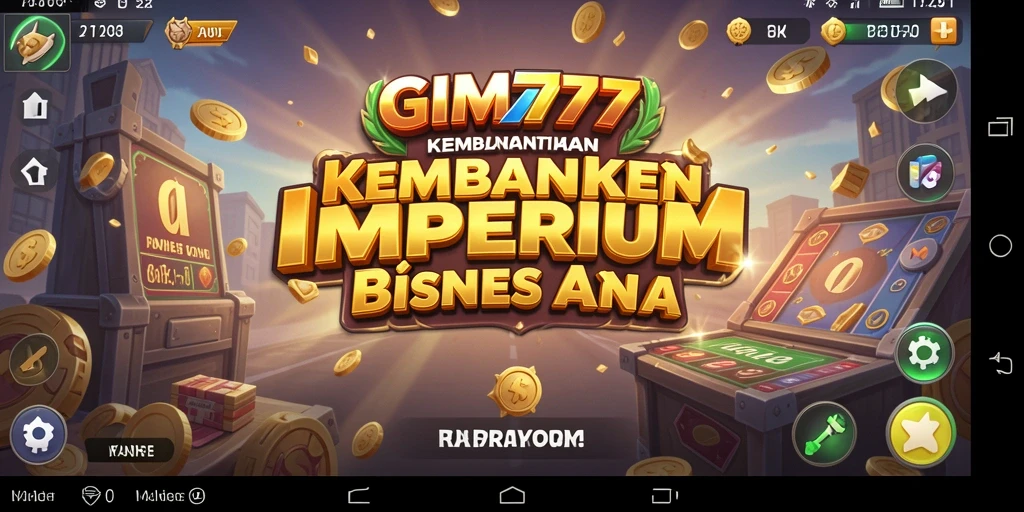 Screenshot GIM777 menampilkan momen gameplay Tycoon yang menarik.