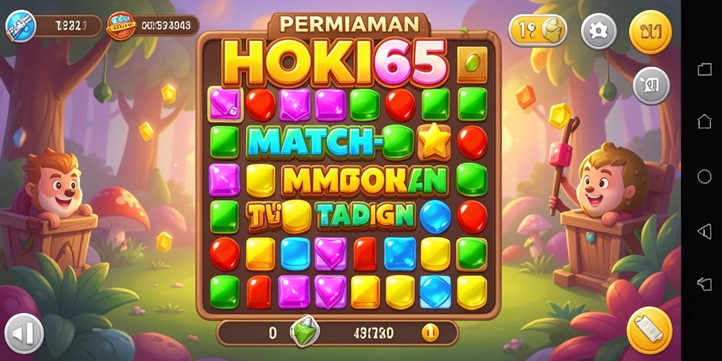 Gameplay HOKI65 yang menarik dengan tantangan Match-3.