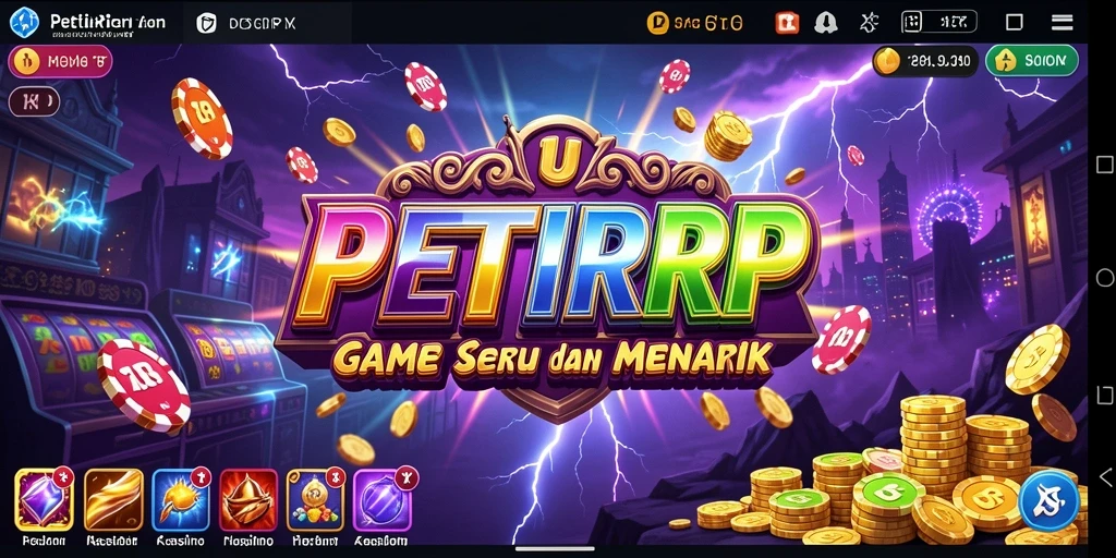 Screenshot menampilkan gameplay seru di PETIRRP dengan efek visual yang menarik.